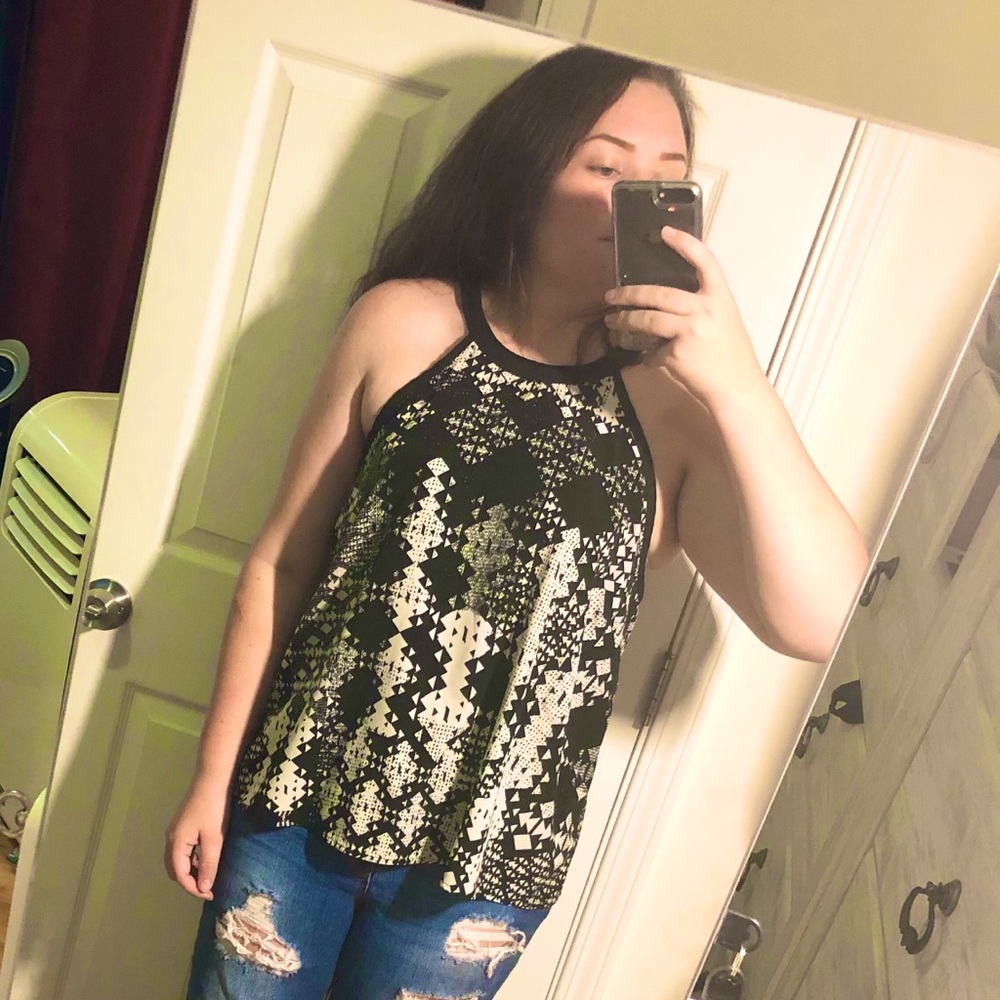 Forever 21 Black & White Top